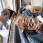 Animal Print Dachshund Fleece Jumper