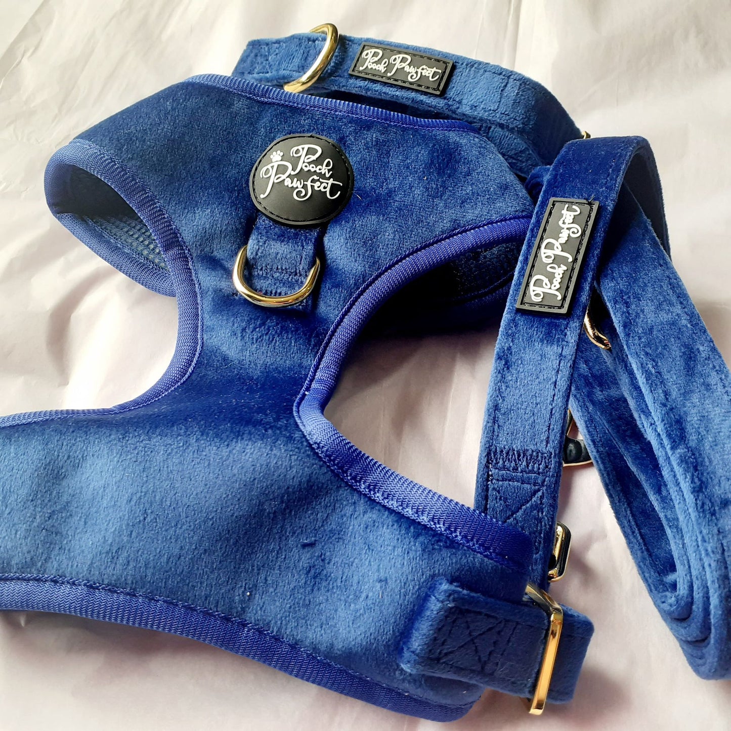 Luxury Velvet Harness, Collar, Lead (Set)